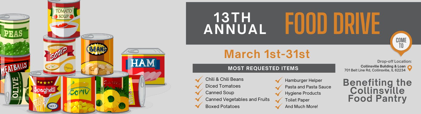 13th Annual Food Drive